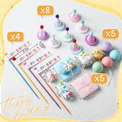 Weysat decorative flags bring color and theme cohesion to dessert tables and cake sides.