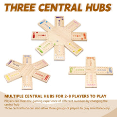 WGYKLRL wooden board game 4-person hub for smaller sessions