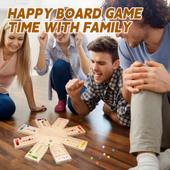 WGYKLRL wooden board game velvet bag for easy storage and transport