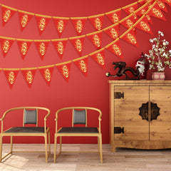 Whaline banner for hanging across walls, windows, or doorways.