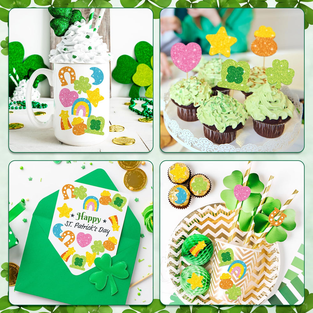 Whaline St. Patrick's Day party decor stickers for Irish-themed events