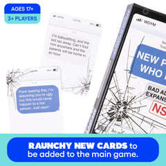 WHAT DO YOU MEME? Bad Advice NSFW card deck adds fresh content to your core game.