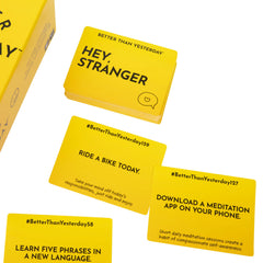 What Do You Meme? Better Than Yesterday soothing color palette and tactile cards