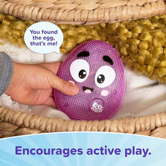 WHAT DO YOU MEME Eggcellent colorful eggs invite visual curiosity during learning.