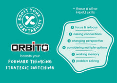 WHAT DO YOU MEME? Orbito-ready marbles and board for engaging, lighthearted competition.