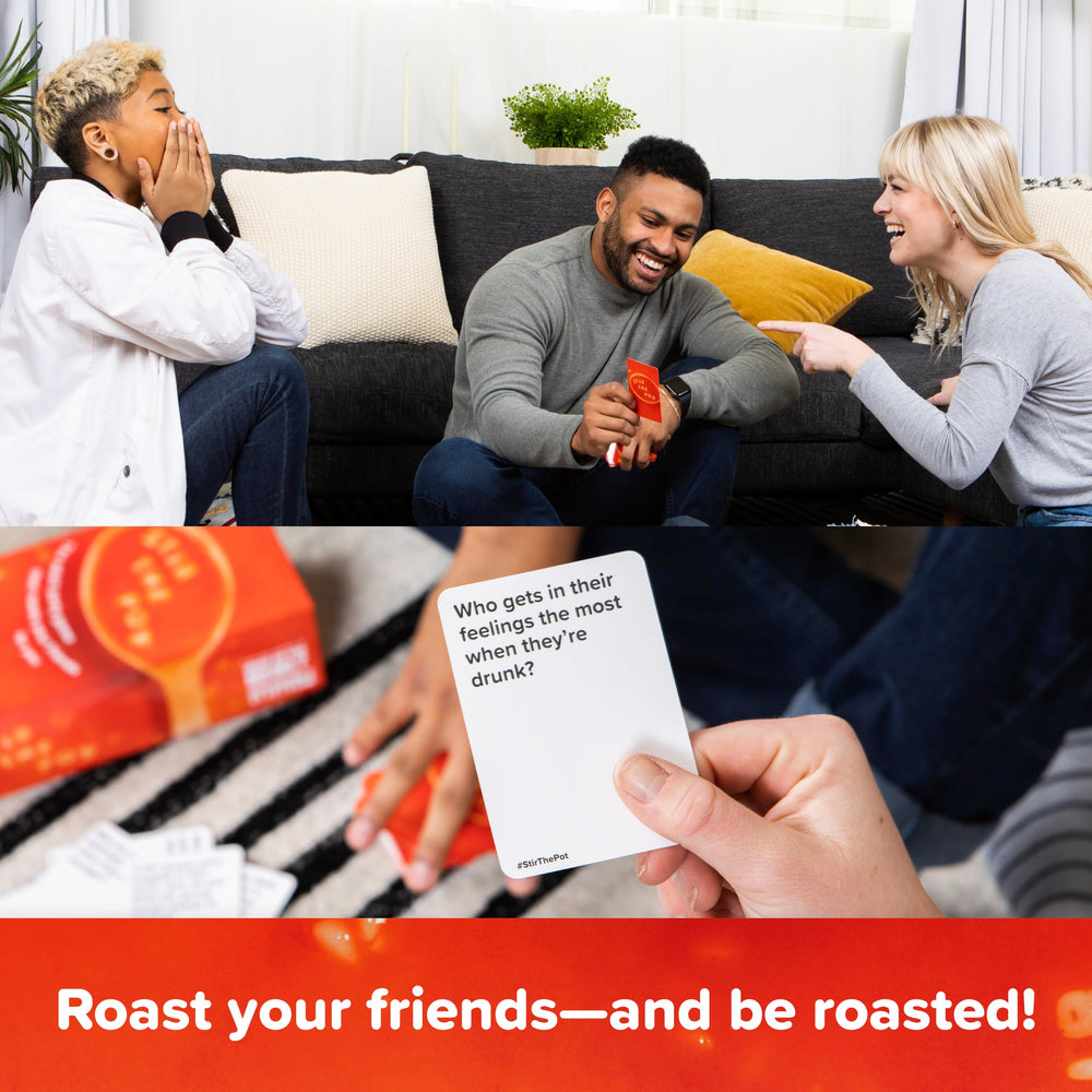 WHAT DO YOU MEME Stir The Pot cards spread ready for bold group laughter.