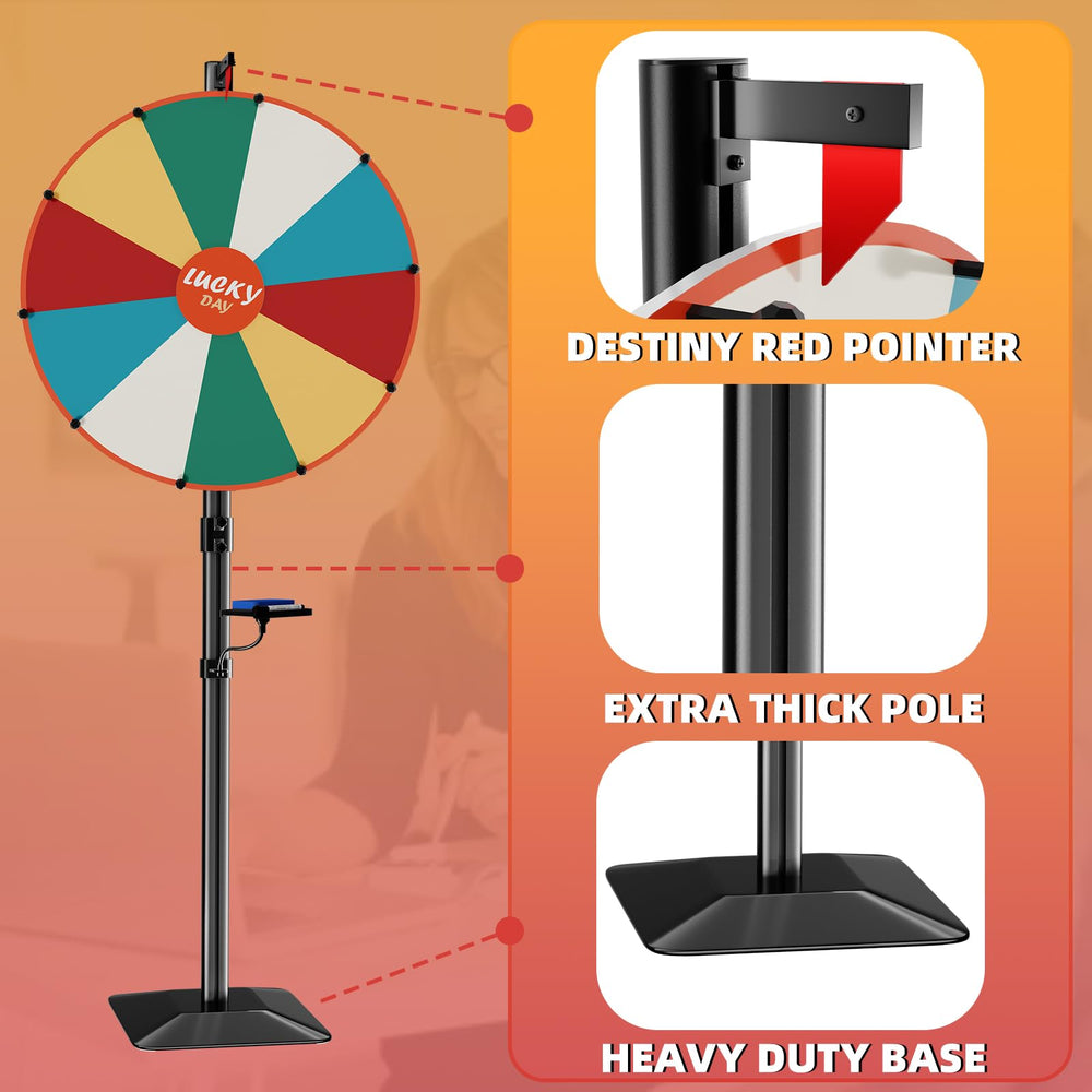 WHAUU prize wheel dry erase kit for easy edits