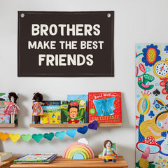 Wheatwin Brothers Banner brightens rooms with playful, tasteful linen decor.