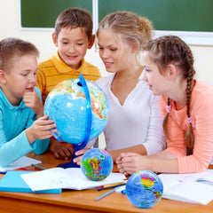 Whkvnng globe ball as party favor, earth design novelty