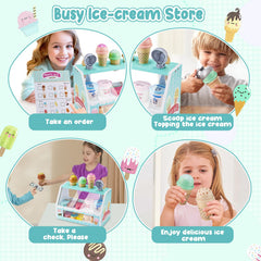 WHOHOLL ice cream scoop provides a realistic tool for pretend shopkeepers