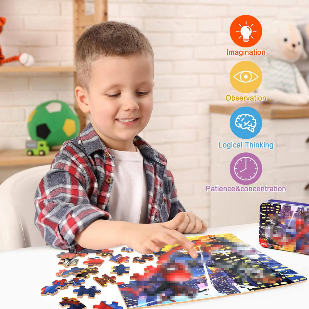 Wieewg gift-ready spider puzzle ideal for birthdays and holidays