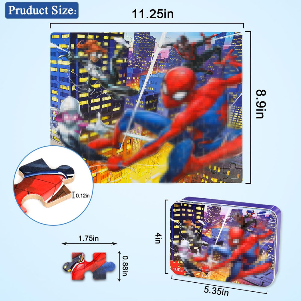Wieewg puzzle pieces with safe round edges for little hands and safe use