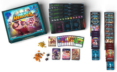 Wiggles 3D damage tokens track turns and outcomes during battles.