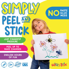 Wikki Stix 468-stix contents provide ample creative possibilities.