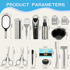 wilbvnit barber toy hand shaver adds gentle, playful grooming realism
