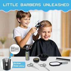 wilbvnit barber toy mirror supports role play and interactive grooming scenarios