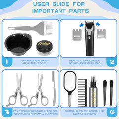 wilbvnit barber toy scissors promote fine motor skills in pretend salons
