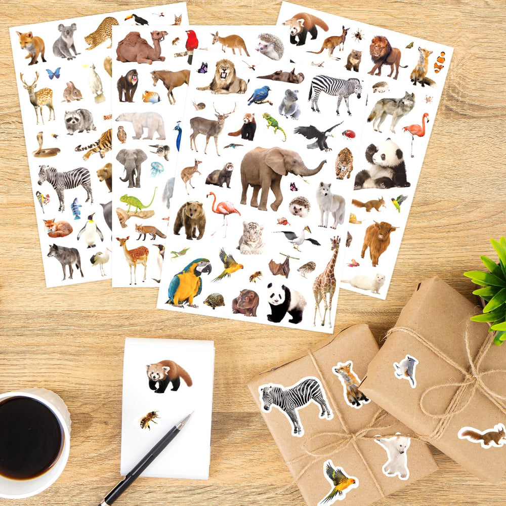 Wild Animals Stickers deliver high‑quality prints with crisp colors and removable sheets.