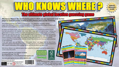 Wild Card Games Who Knows Where? question cards with geography challenges