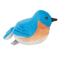 Wild Republic eastern bluebird plush with built-in bird call feature.