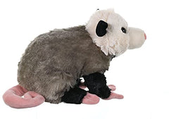 Wild Republic opossum plush soft fabric makes snuggling comfortable all day.