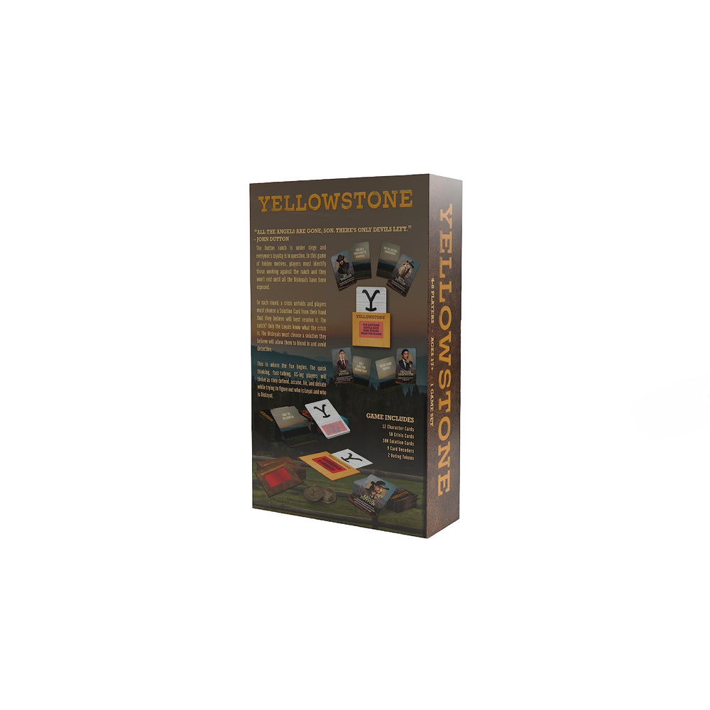 Wilder Games Yellowstone Party Game round display fosters lively group interaction.