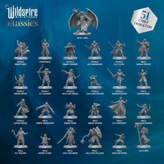 Wildspire Classic Heroes band miniature for versatile campaign ensembles.