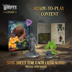 Wildspire refreshed designs of essential monsters for recognizable encounters in campaigns.