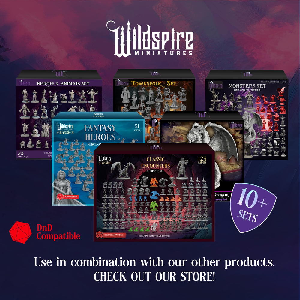 Wildspire Spellblades tabletop miniatures, ideal gifts for fantasy gaming fans.