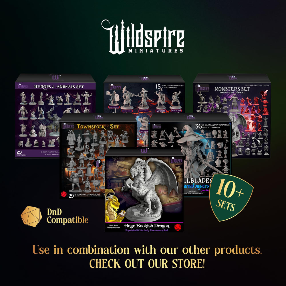 Wildspire versatile DND miniatures collection supports varied player strategies and imaginative scenarios.