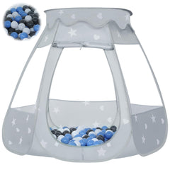 Wilhunter baby ball pit with 50 balls encourages sensory exploration