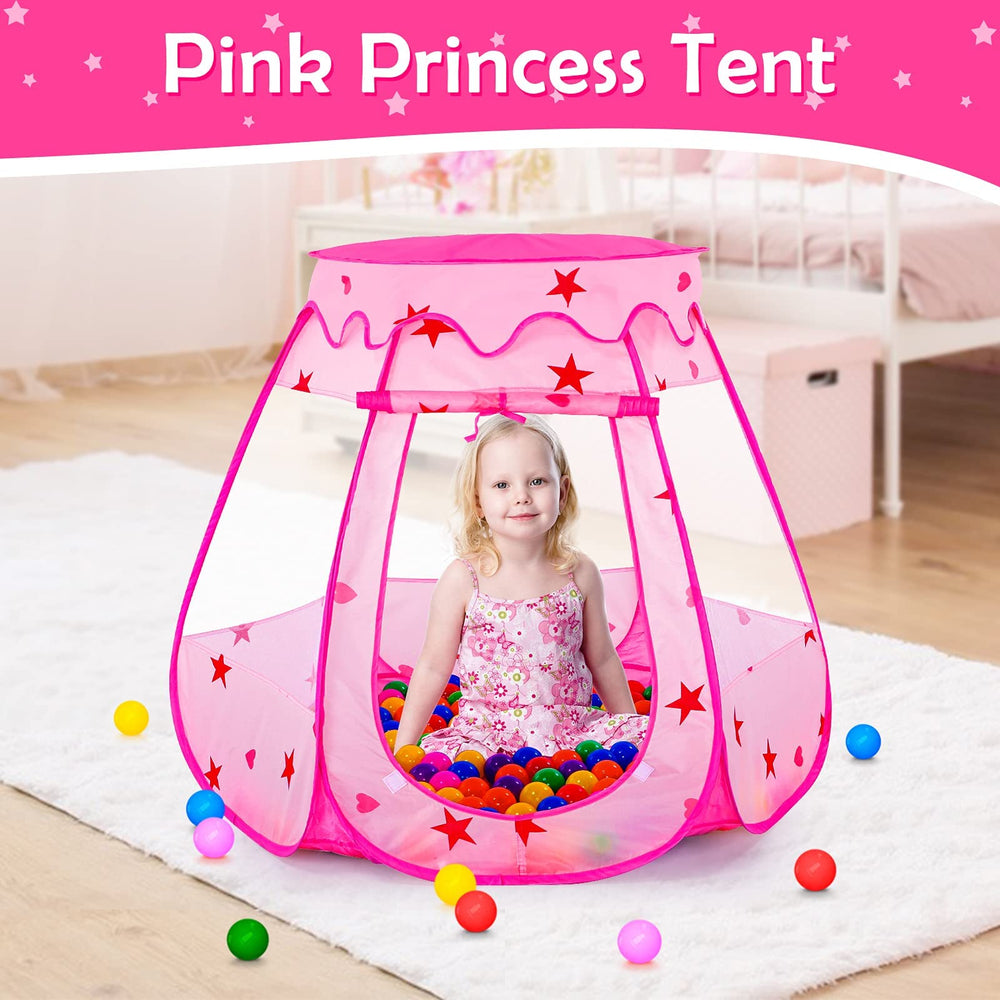 Wilhunter 50-ball pit with vivid colors encourages sensory exploration.