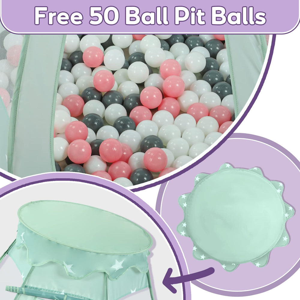 Wilhunter pop up ball pit tent offering quick setup for indoor fun.