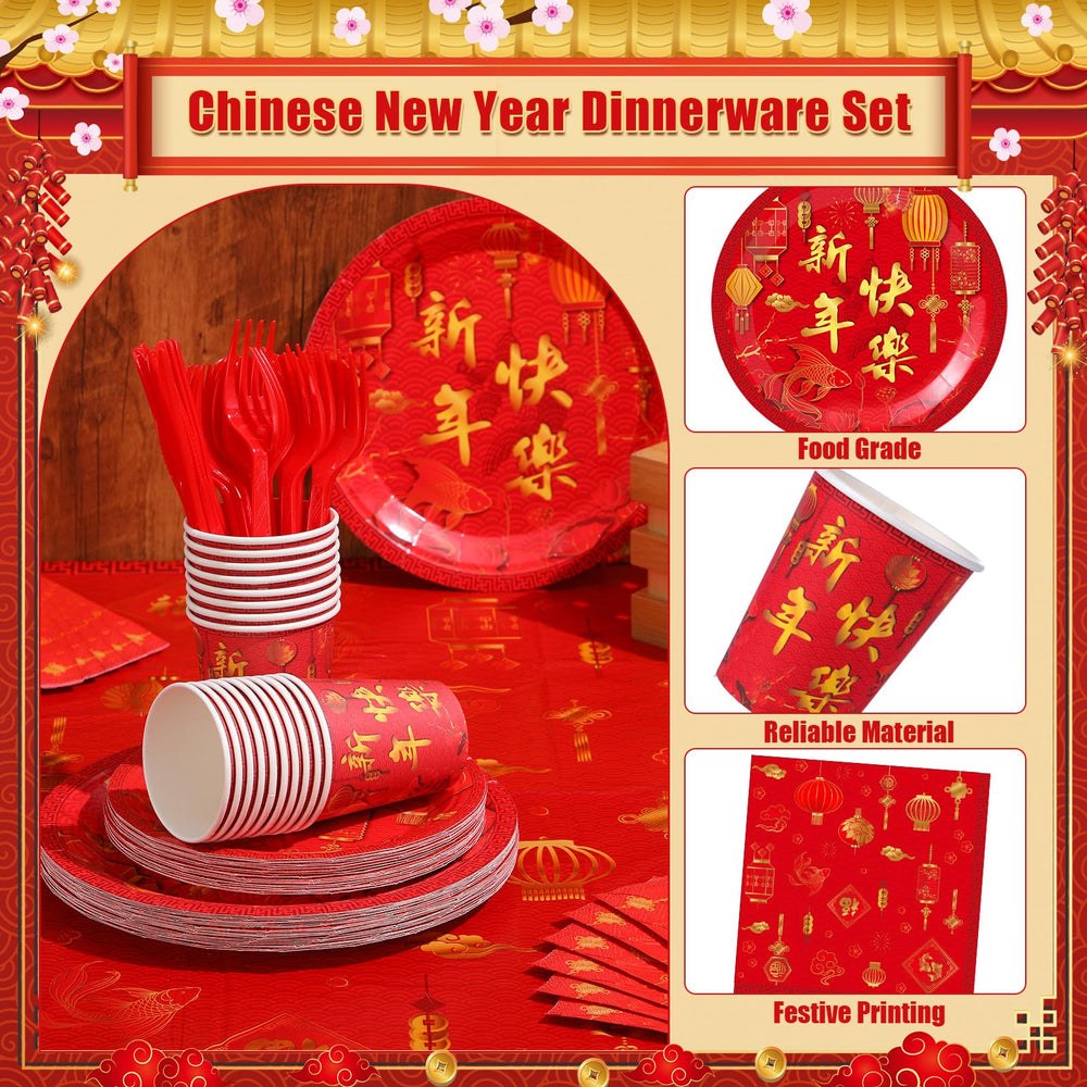 Willinglong 171 Pcs kit napkins offer soft absorbency and festive flair