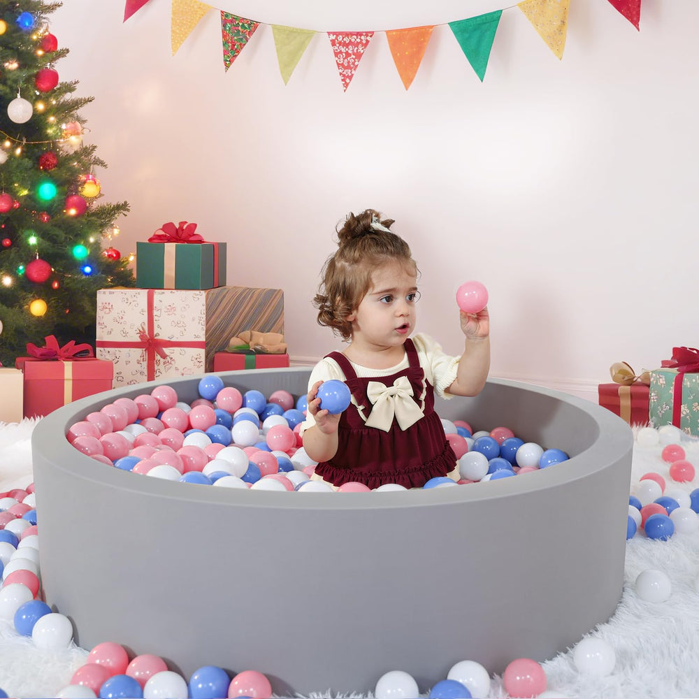 Vacuum-sealed packaging for Wilwolfer foam ball pit expands after opening