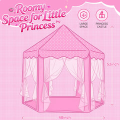 Wilwolfer Princess Castle Play Tent star lights, adds magical ambiance for bedtime stories