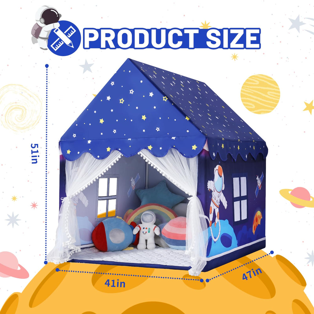 Wilwolfer Space Tent Spacious Interior fits 3–4 children for group games