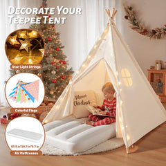 Wilwolfer tepee tent folds compactly for easy storage and travel