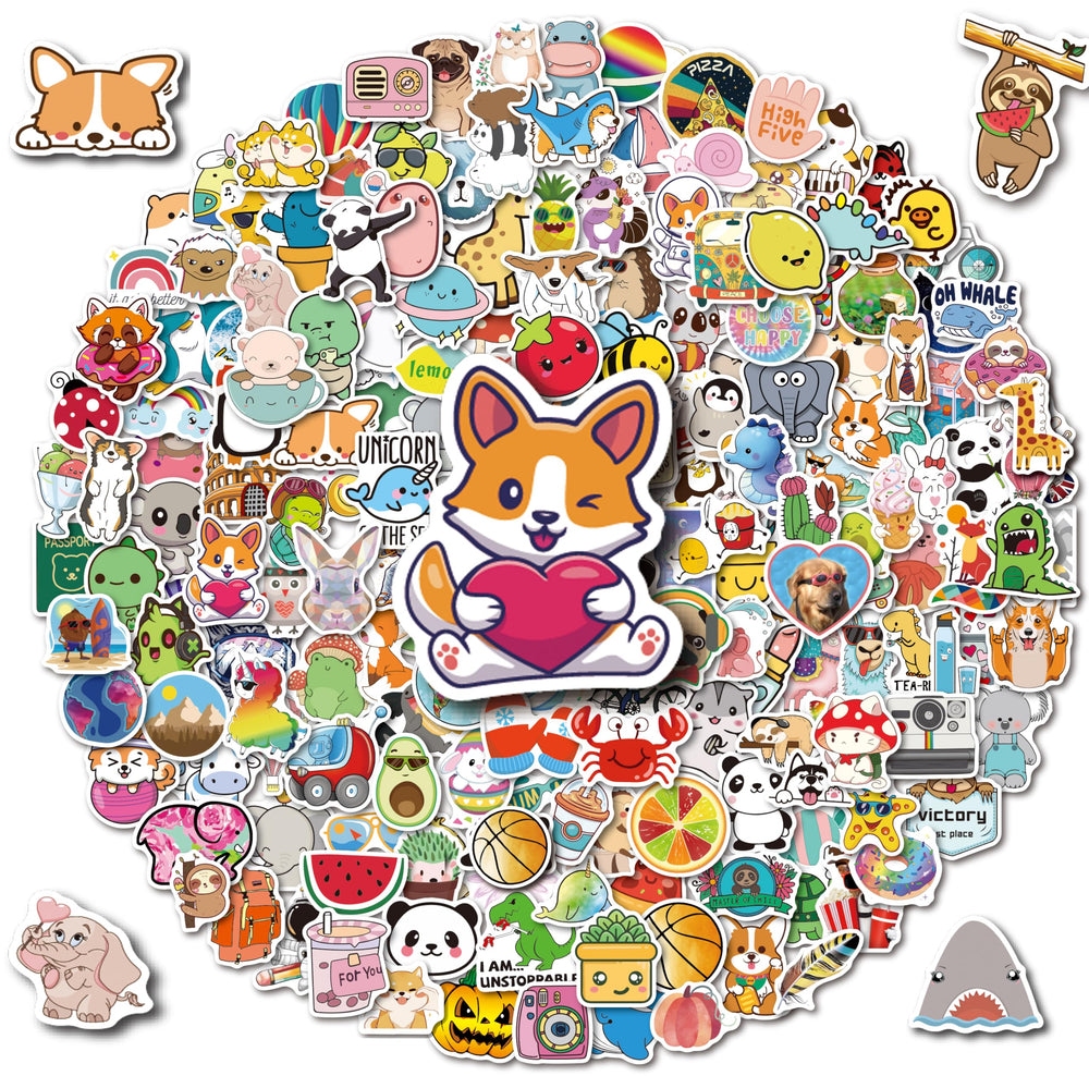 Win4pdlay water bottle stickers: 200 durable decals for kids