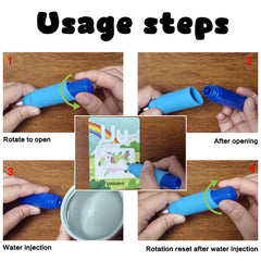 Winbar Alphabet Water Coloring Card for toddlers' safe play.