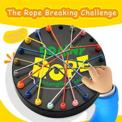 Winbar Brainy Knots family play setup for collaborative problem solving.