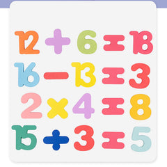 Winbar puzzle set features bright colors to engage toddlers during play.