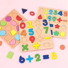 Winbar wooden puzzle set uses non-toxic finishes for safe, durable use.