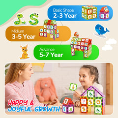 Windidi preschool learning magnetic tiles designed for young learners
