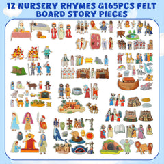 Windkream felt animal figures for bible stories enhance interactive learning.