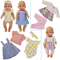 Windolls pineapple-pattern dress set offers cute styling for 18-inch dolls