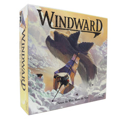 Windward strategy game setup with captain planning voyage and crew nearby.