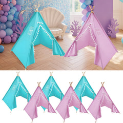 Windyun tepee tent 6-pack provides ready play spaces for kids.