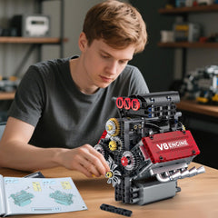 WINGIFT V8 engine kit built with durable ABS material