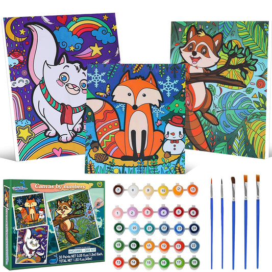 Wings Giant Paint by Numbers 3-Pack Kit in box, convenient all-in-one art activity.